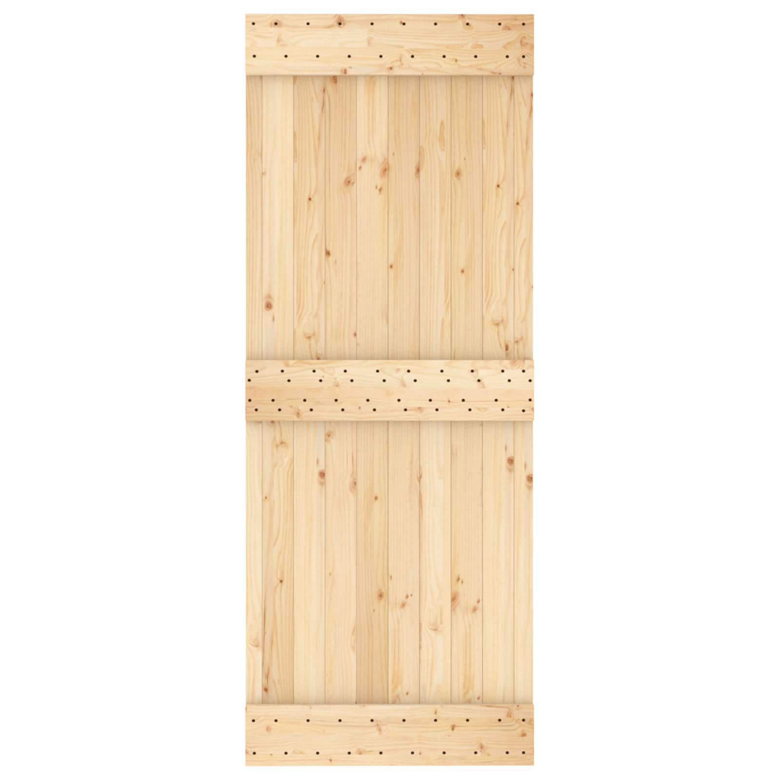 Vrata NARVIK Prirodna 80 x 210 cm Čvrsta borovina