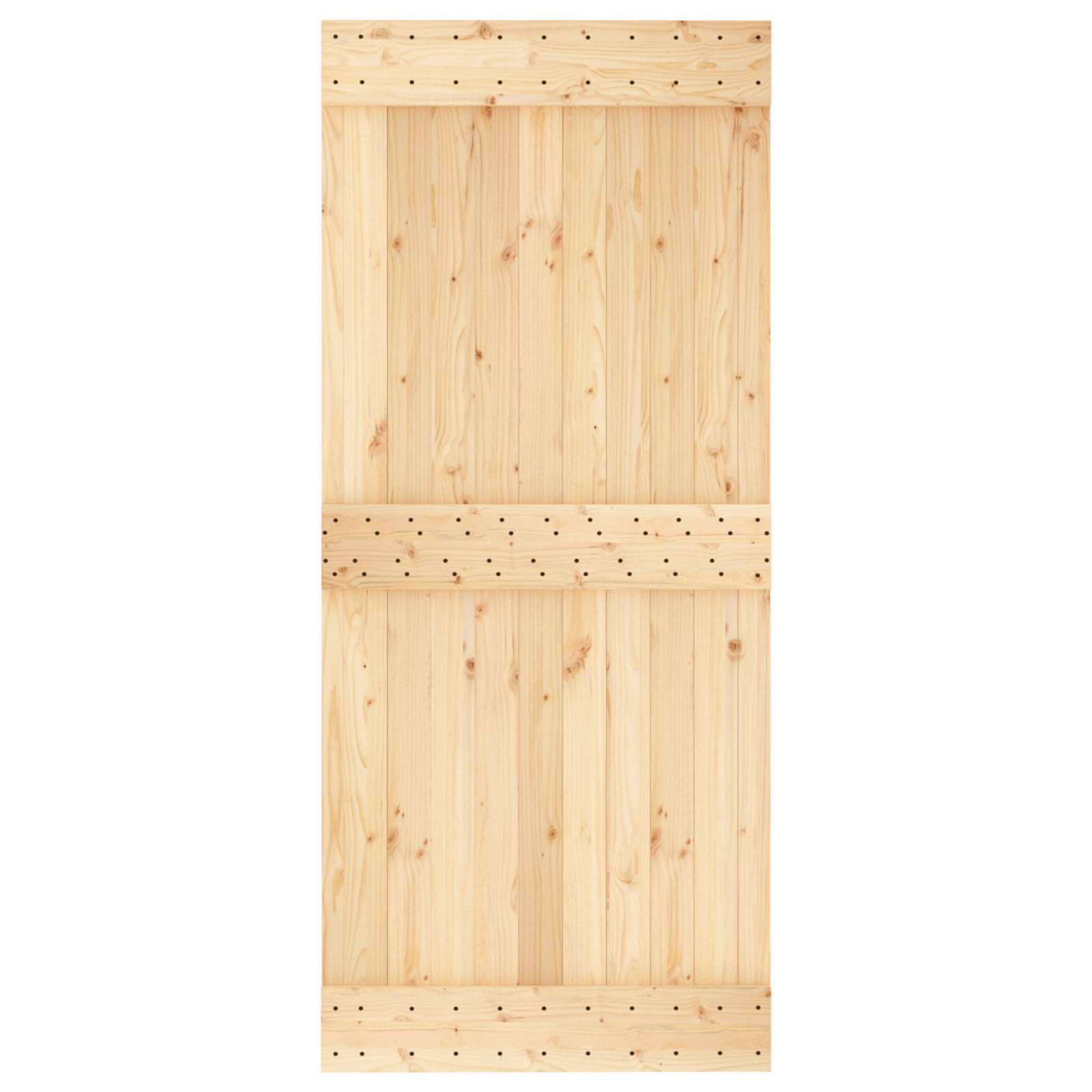 Vrata NARVIK Prirodna 90 x 210 cm Čvrsta borovina