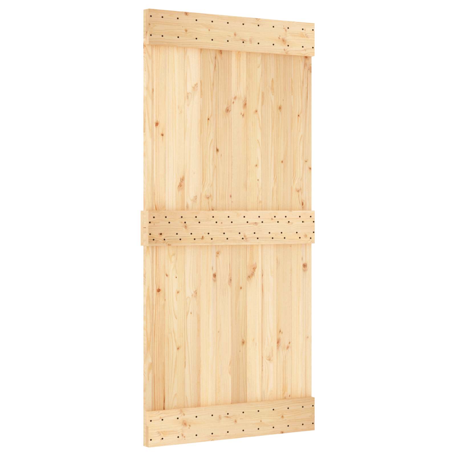 Vrata NARVIK Prirodna 95 x 210 cm Čvrsta borovina