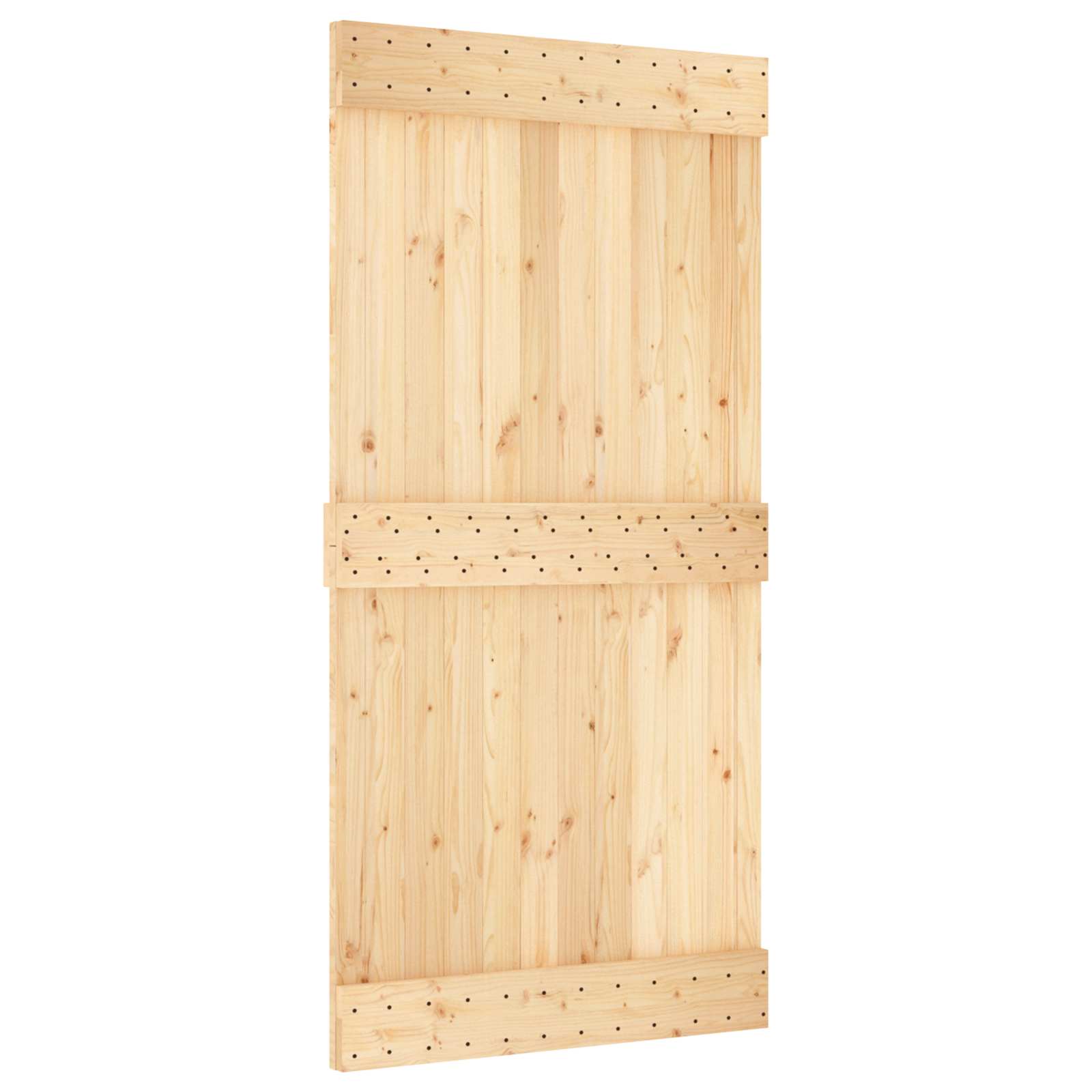 Vrata NARVIK Prirodna 100 x 210 cm Čvrsta borovina
