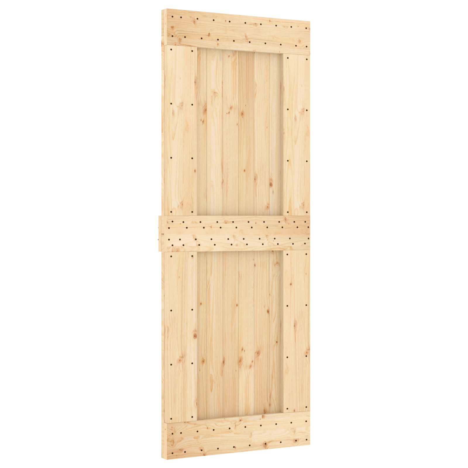 Vrata NARVIK Prirodna 80 x 210 cm Čvrsta borovina