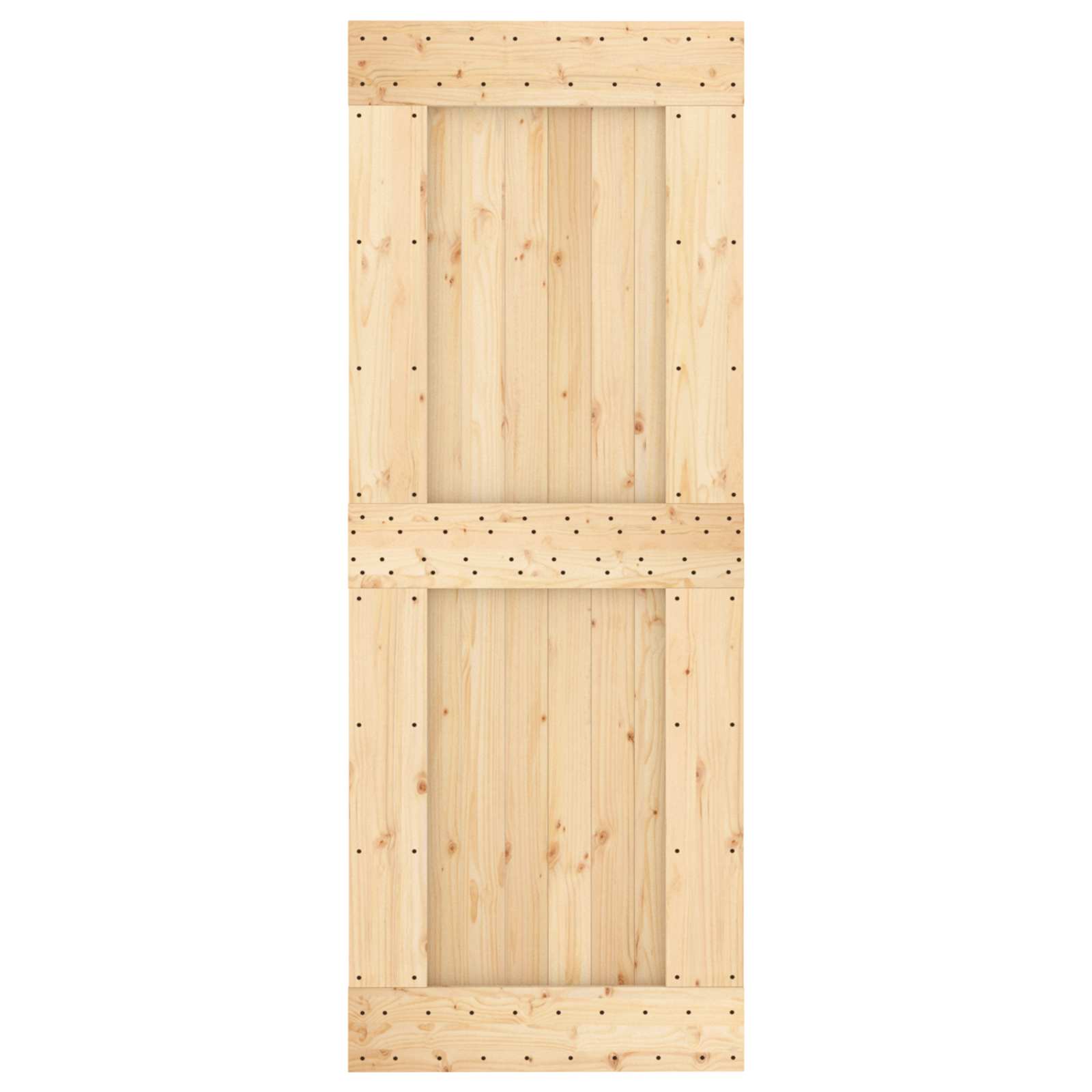 Vrata NARVIK Prirodna 80 x 210 cm Čvrsta borovina