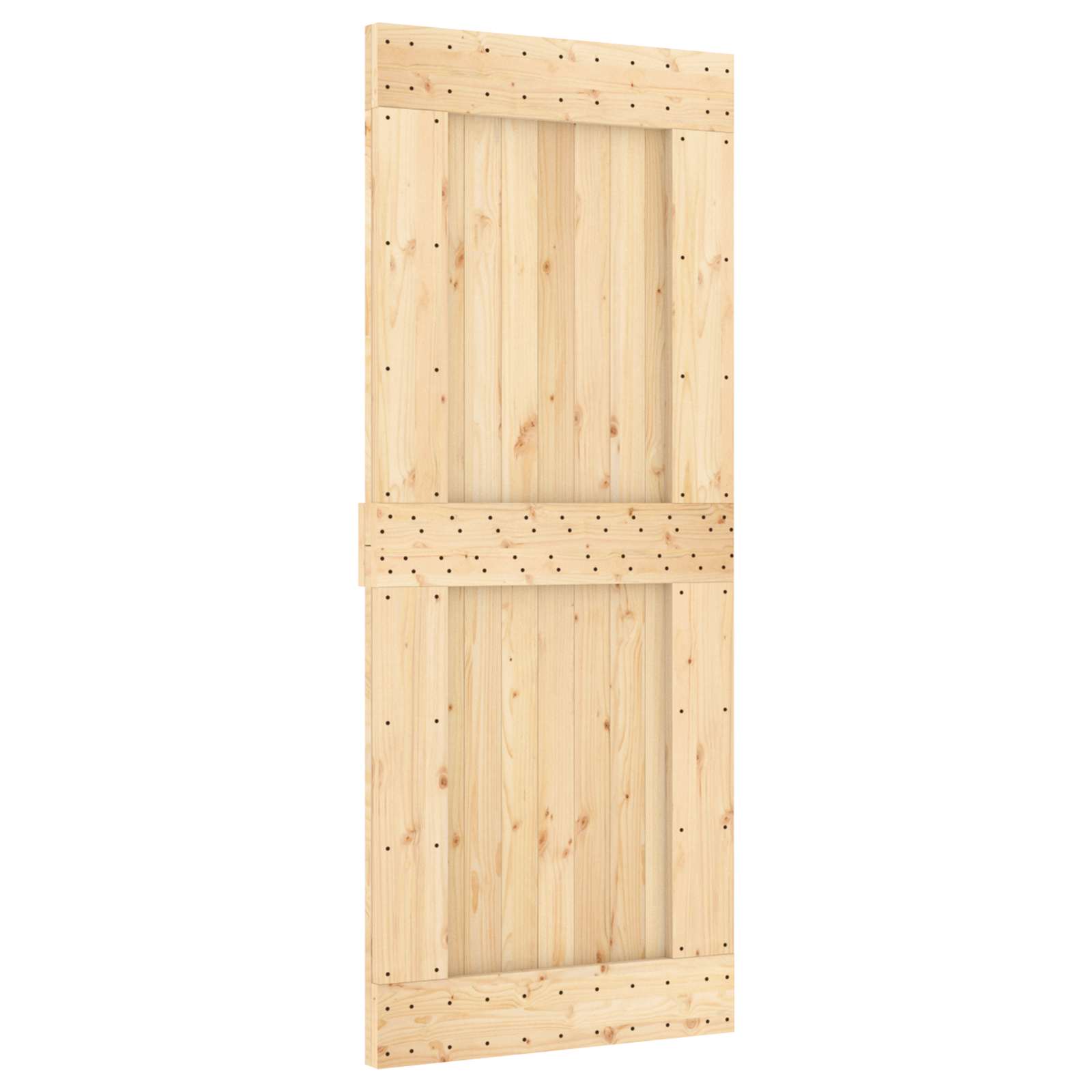 Vrata NARVIK Prirodna 85 x 210 cm Čvrsta borovina