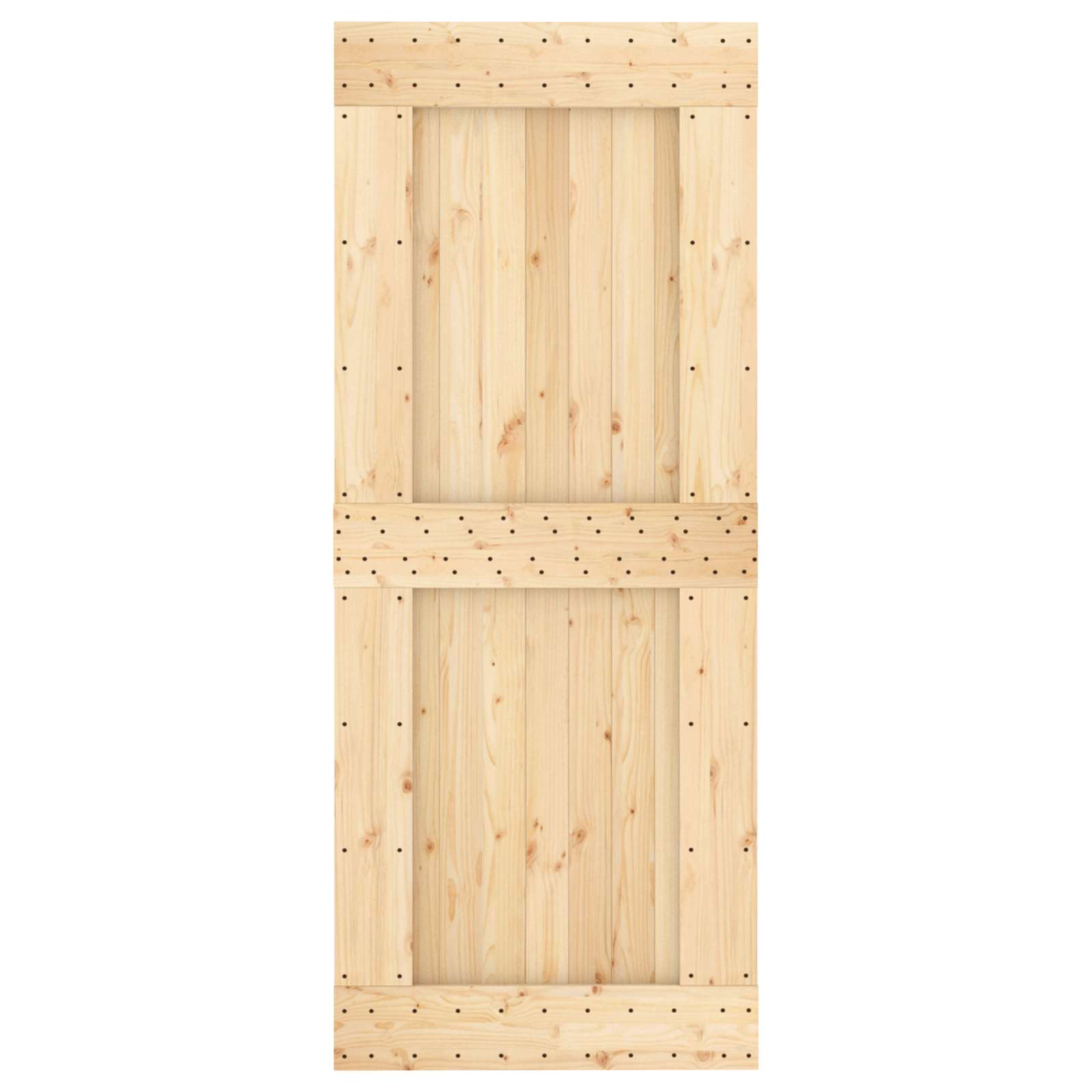 Vrata NARVIK Prirodna 85 x 210 cm Čvrsta borovina