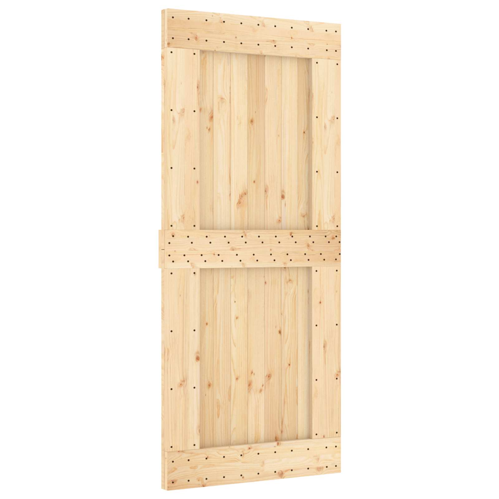 Vrata NARVIK Prirodna 90 x 210 cm Čvrsta borovina
