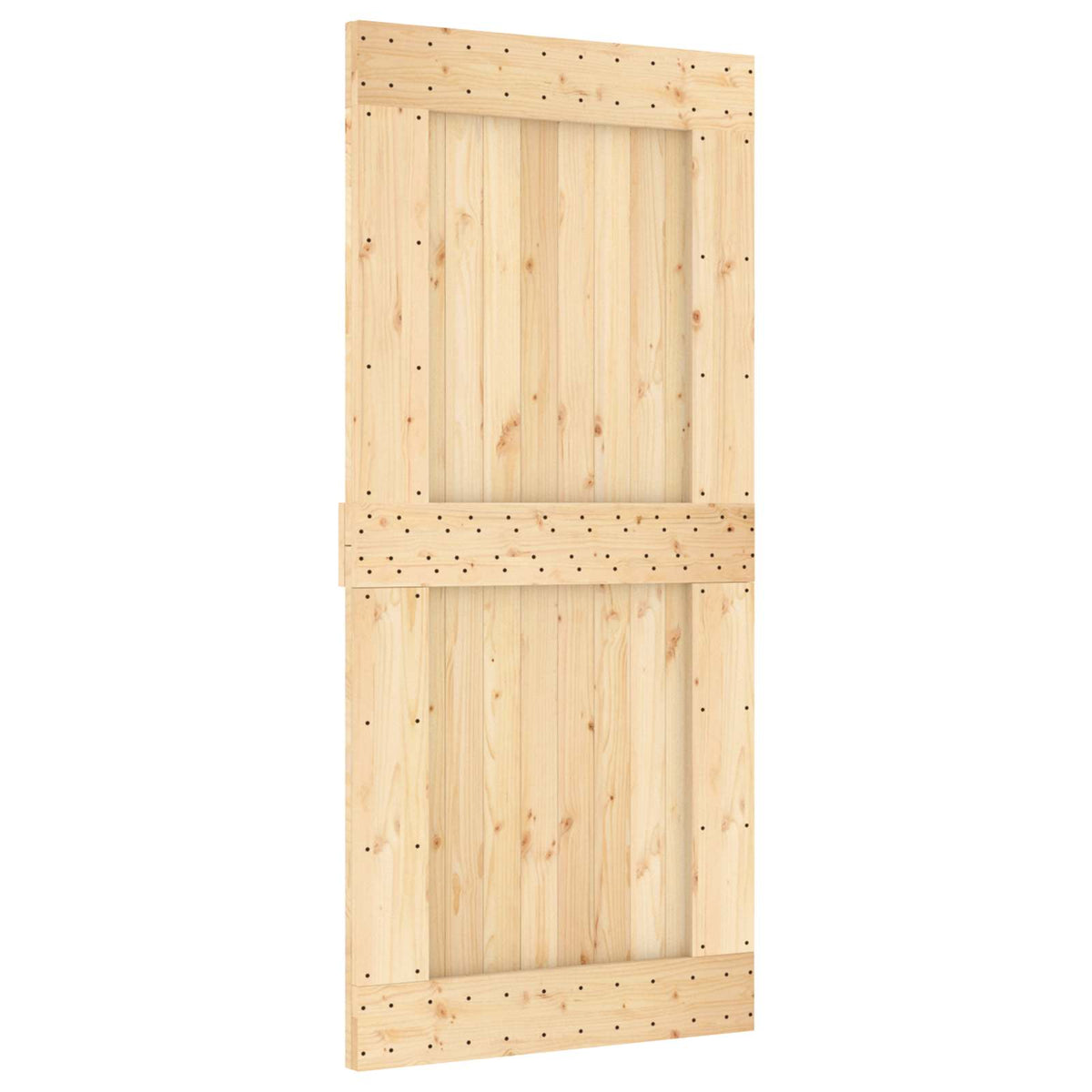Vrata NARVIK Prirodna 95 x 210 cm Čvrsta borovina