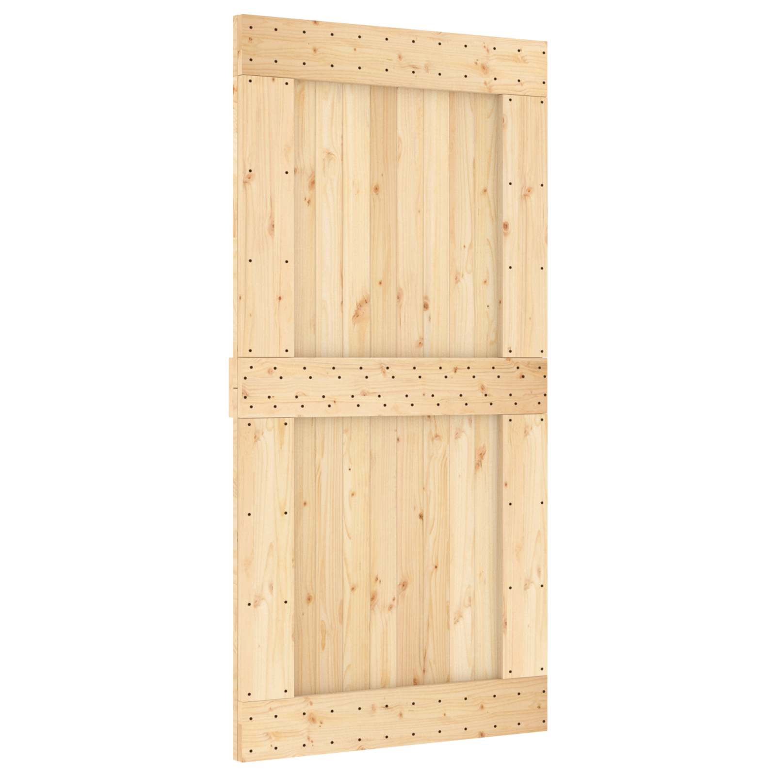Vrata NARVIK Prirodna 100 x 210 cm Čvrsta borovina