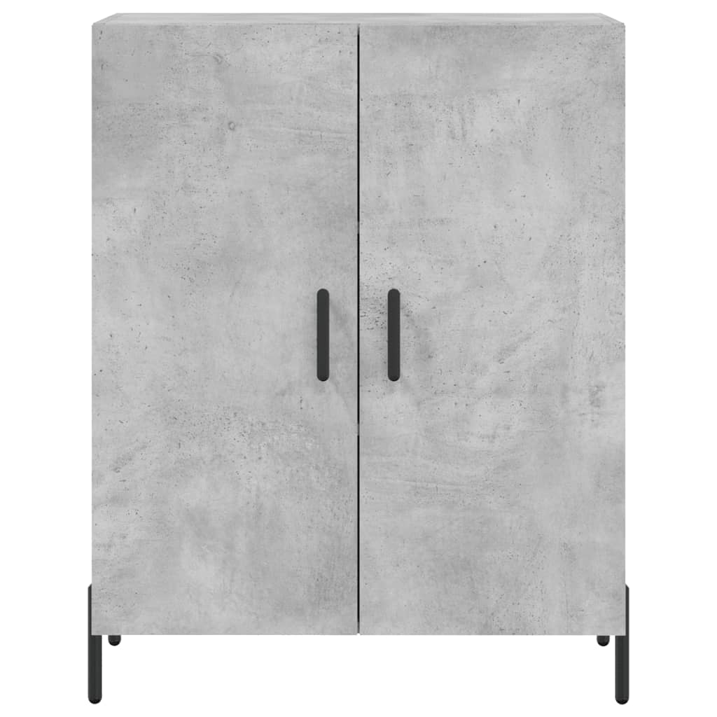 Komoda siva boja betona 69,5x34x90 cm od konstruiranog drva