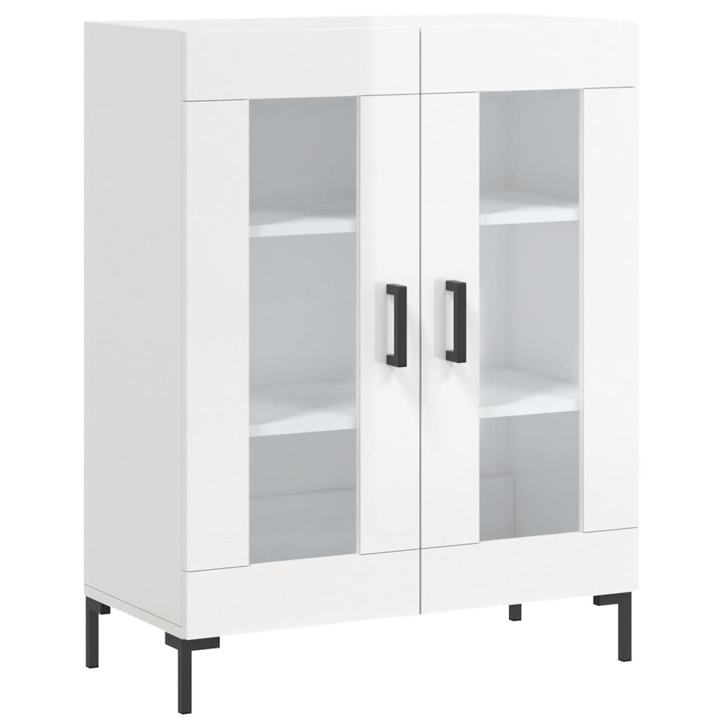 Komoda sjajna bijela 69,5x34x90 cm od konstruiranog drva