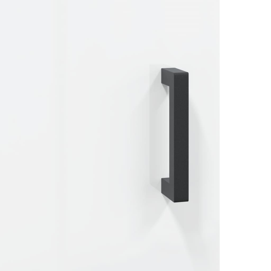 Komoda sjajna bijela 69,5x34x90 cm od konstruiranog drva
