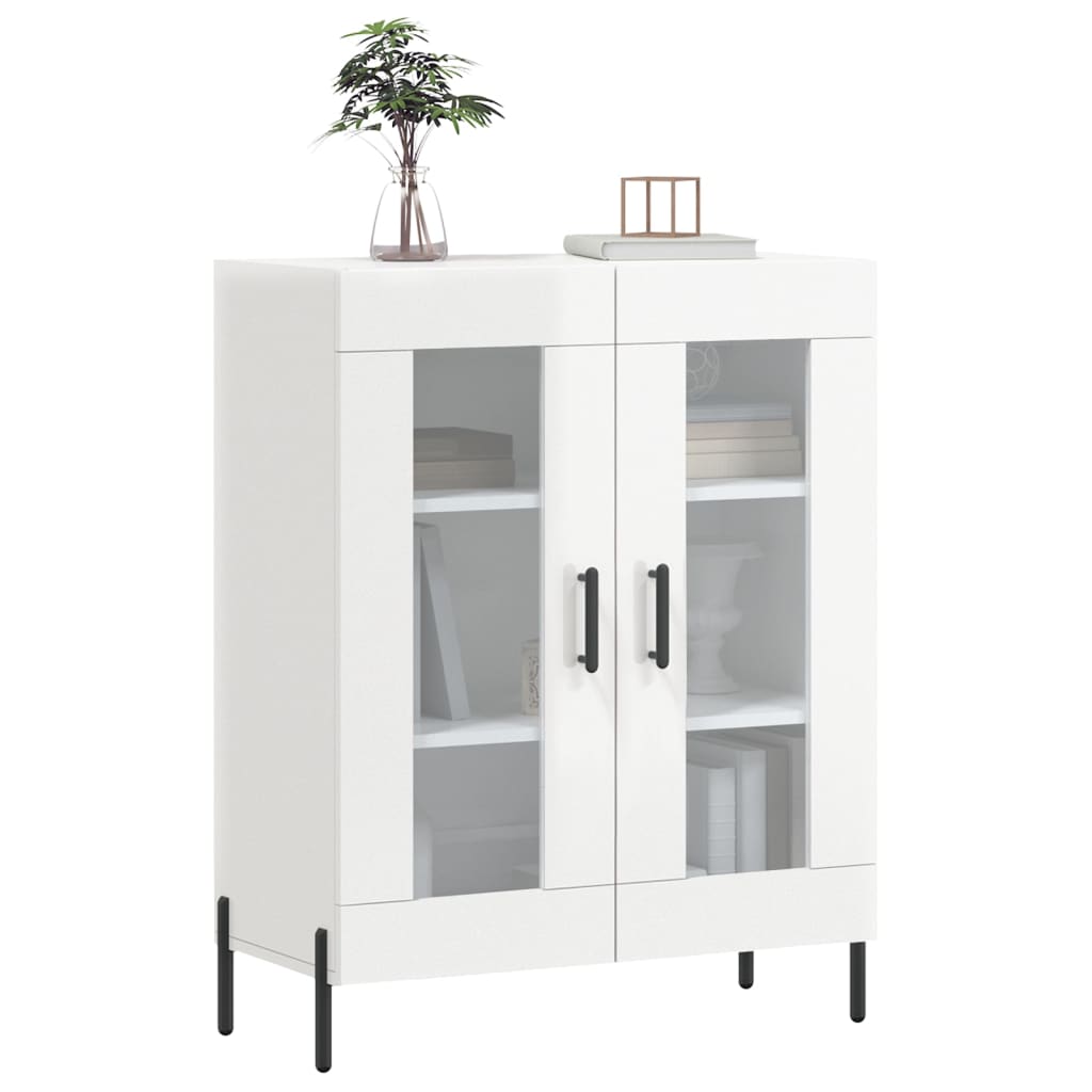 Komoda sjajna bijela 69,5x34x90 cm od konstruiranog drva