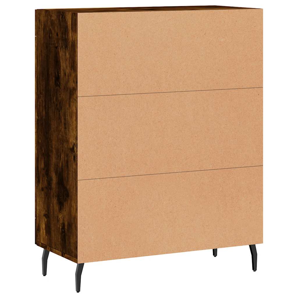 Komoda boja dimljenog hrasta 69,5x34x90 cm konstruirano drvo