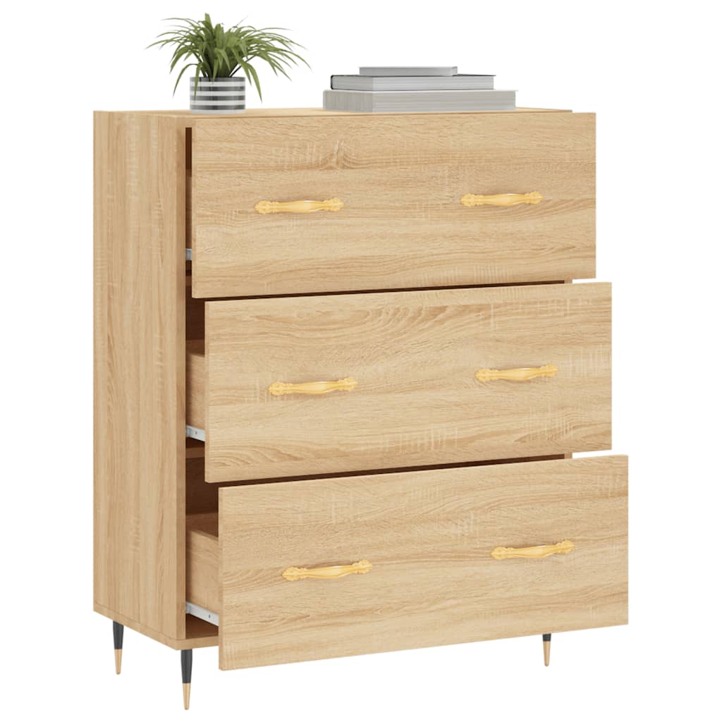 Komoda boja hrasta sonome 69,5x34x90 cm od konstruiranog drva