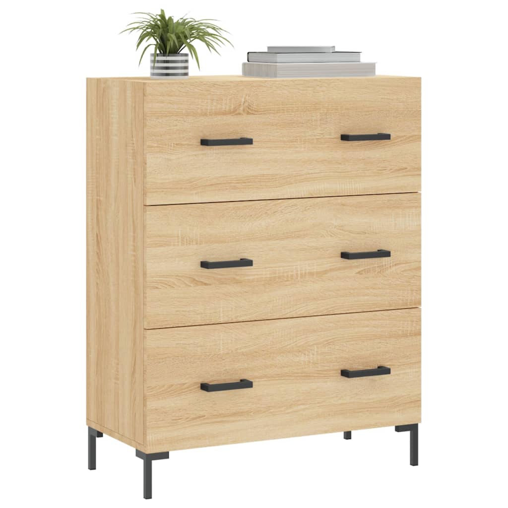 Komoda boja hrasta sonome 69,5x34x90 cm od konstruiranog drva