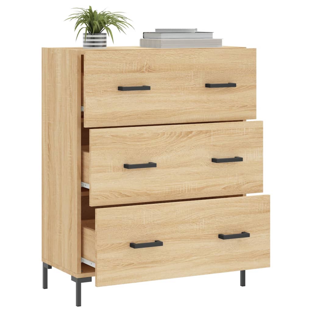 Komoda boja hrasta sonome 69,5x34x90 cm od konstruiranog drva