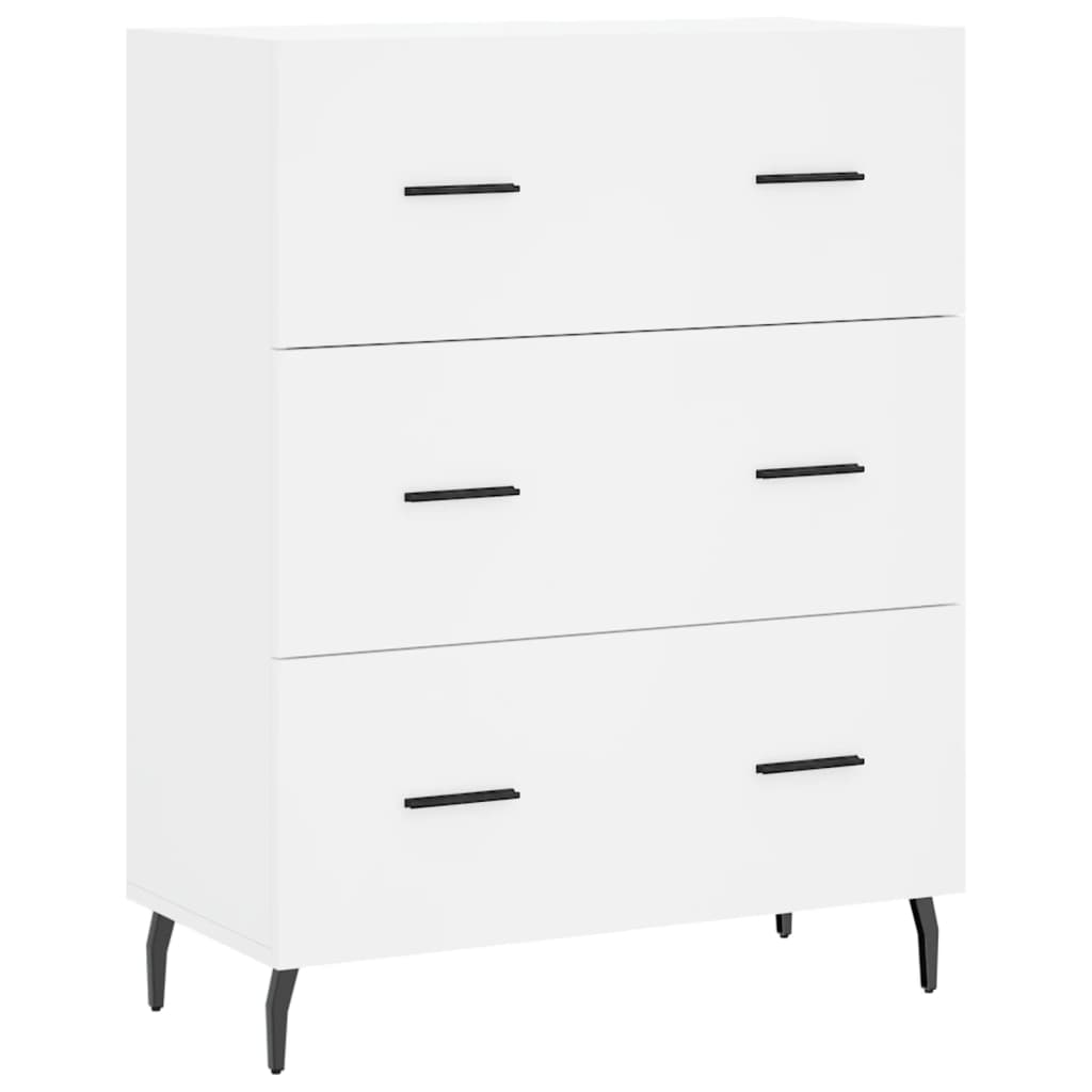 Komoda bijela 69,5x34x90 cm od konstruiranog drva