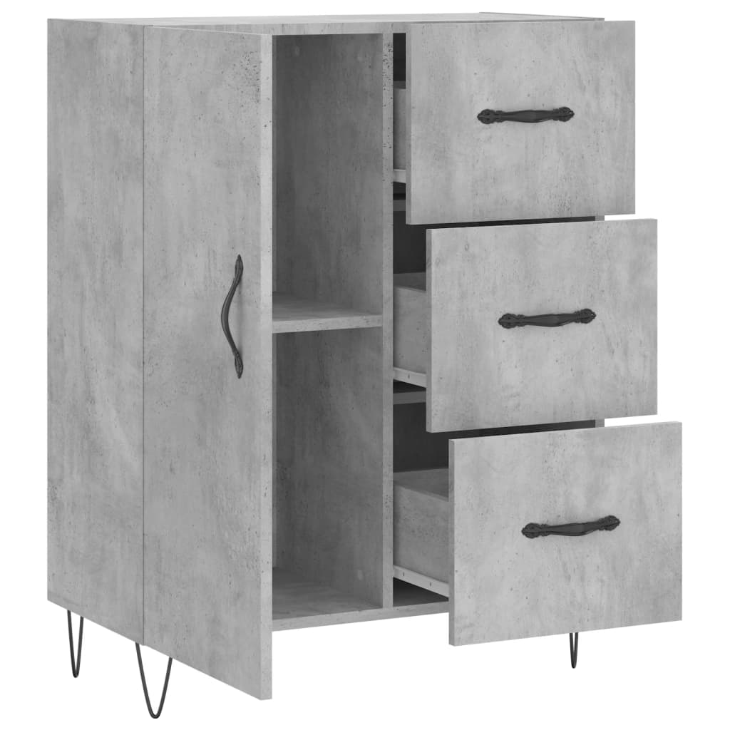 Komoda 69,5 x 34 x 90 cm od konstruiranog drva