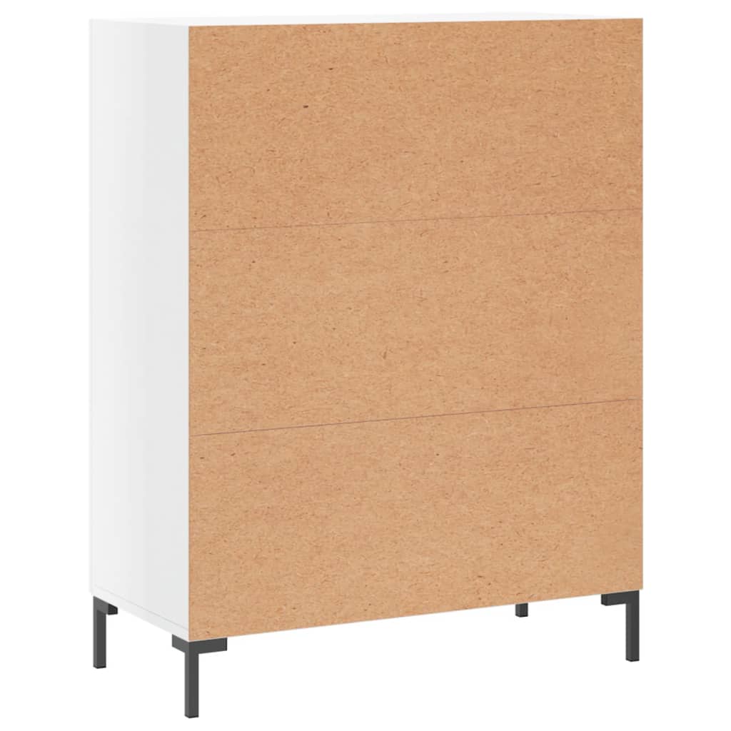 Komoda sjajna bijela 69,5x34x90 cm od konstruiranog drva