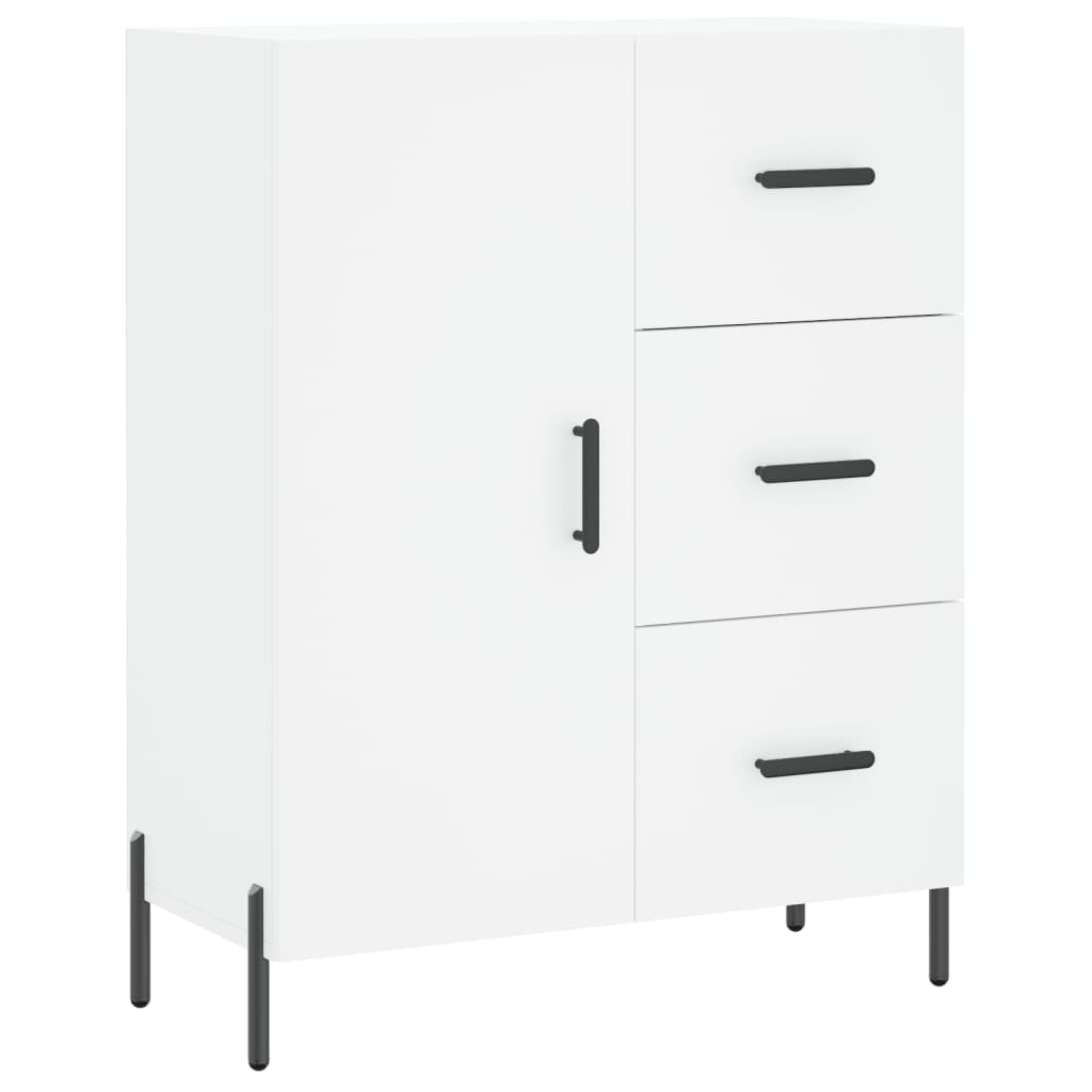 Komoda bijela 69,5x34x90 cm od konstruiranog drva