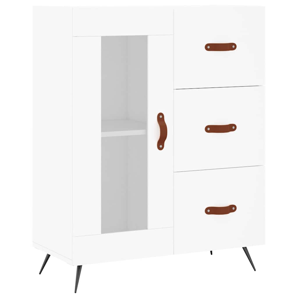 Komoda bijela 69,5x34x90 cm od konstruiranog drva