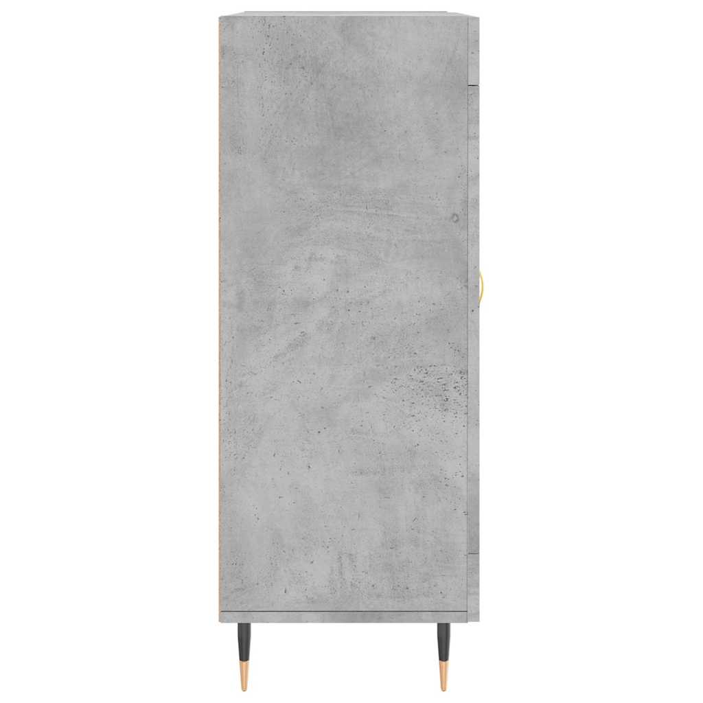 Komoda siva boja betona 69,5x34x90 cm od konstruiranog drva