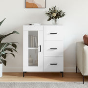 Komoda sjajna bijela 69,5x34x90 cm od konstruiranog drva