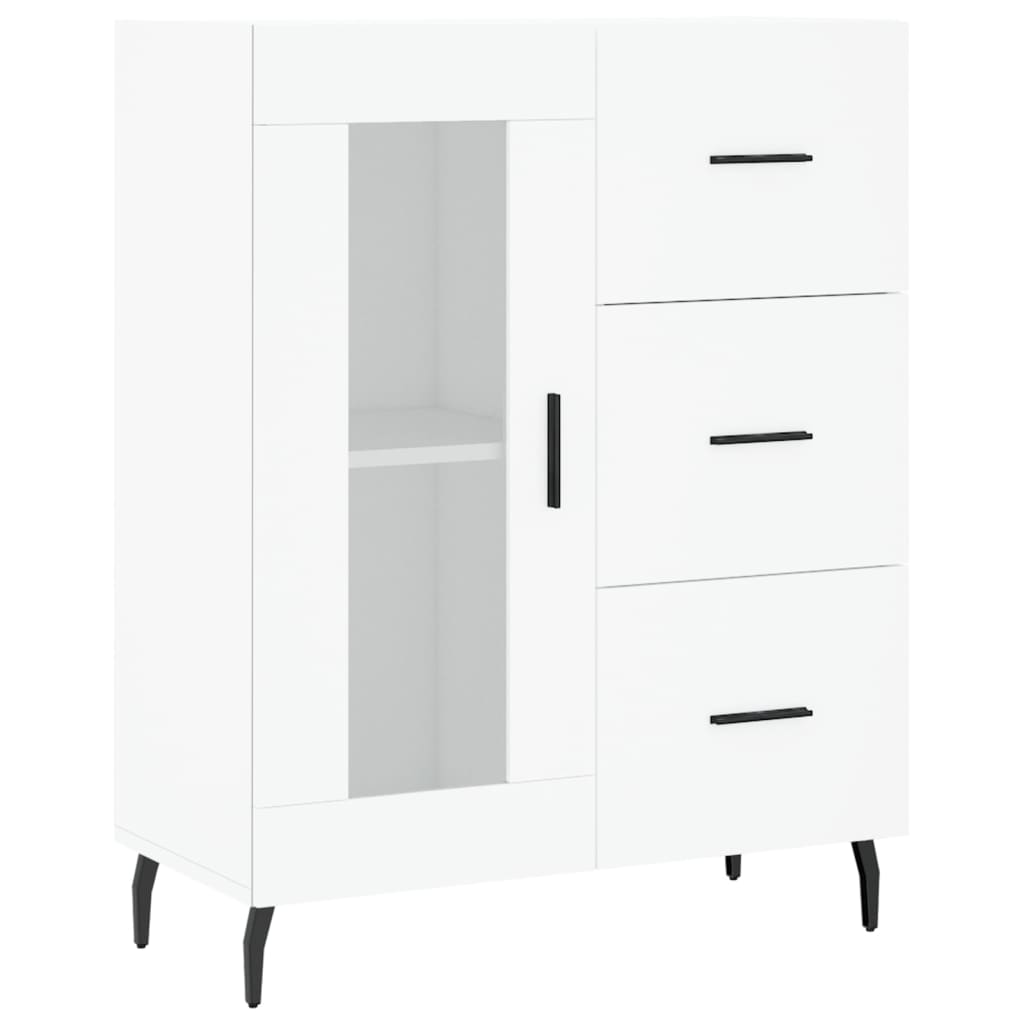 Komoda bijela 69,5x34x90 cm od konstruiranog drva