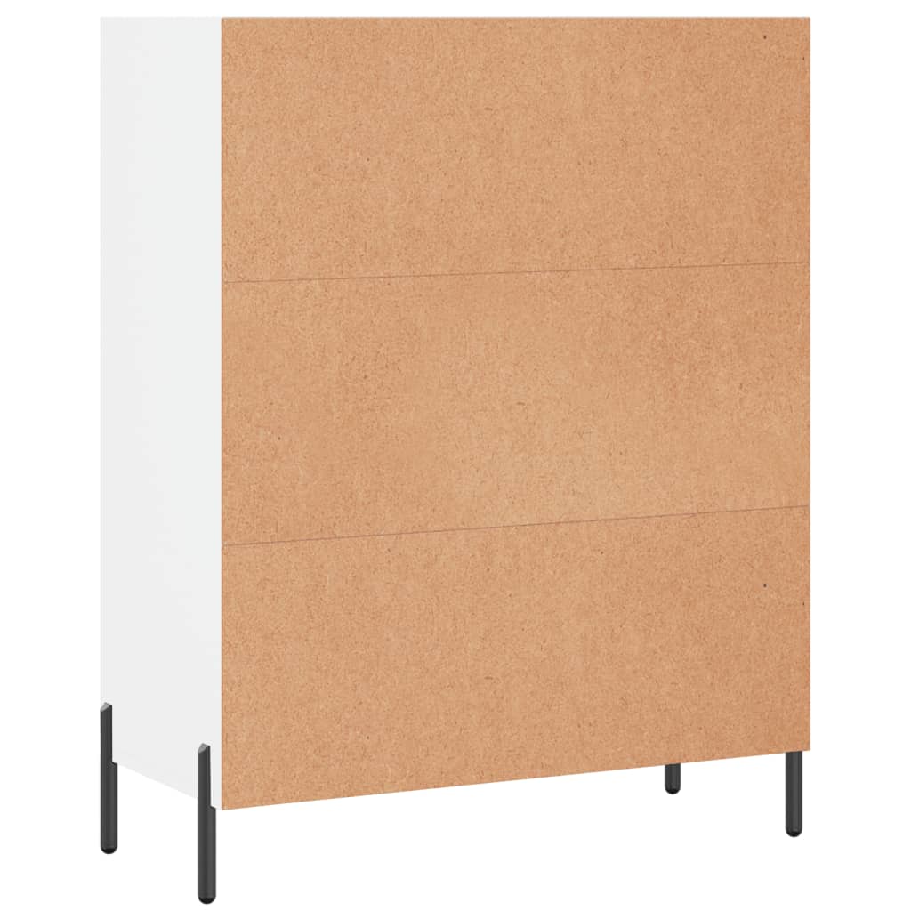 Ormarić s policama bijeli 69,5 x 32,5 x 90 cm konstruirano drvo