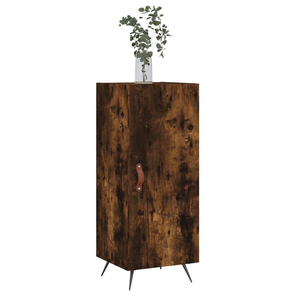 Komoda boja dimljenog hrasta 34,5x34x90 cm konstruirano drvo