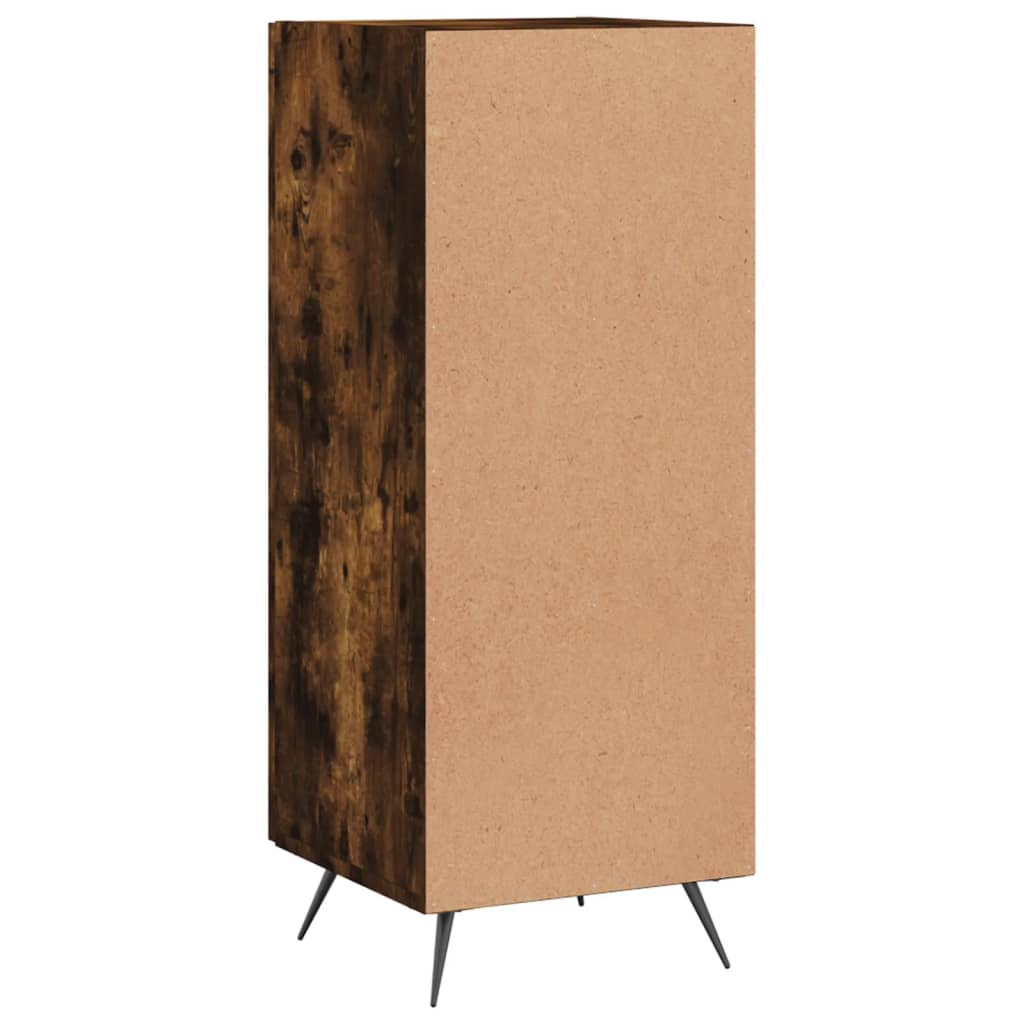 Komoda boja dimljenog hrasta 34,5x34x90 cm konstruirano drvo