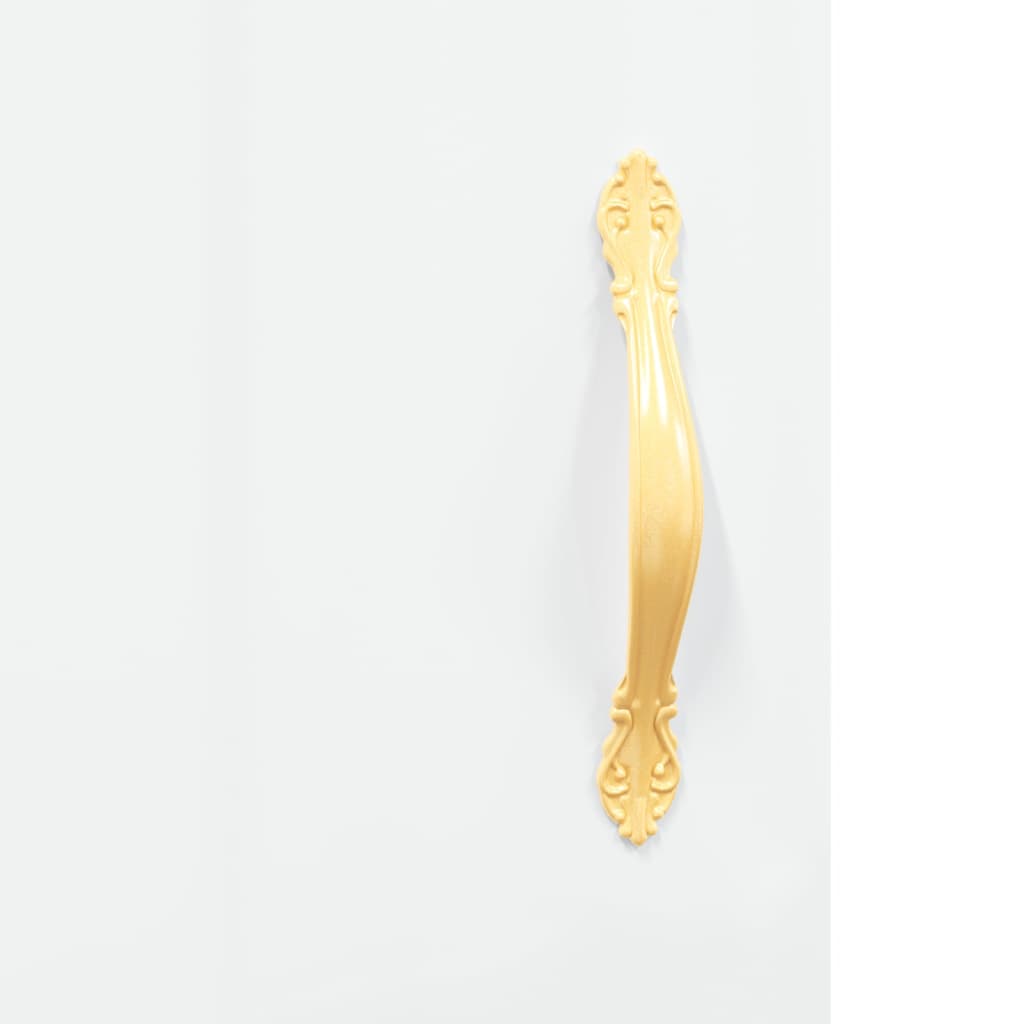 Komoda sjajna bijela 34,5 x 34 x 90 cm od konstruiranog drva
