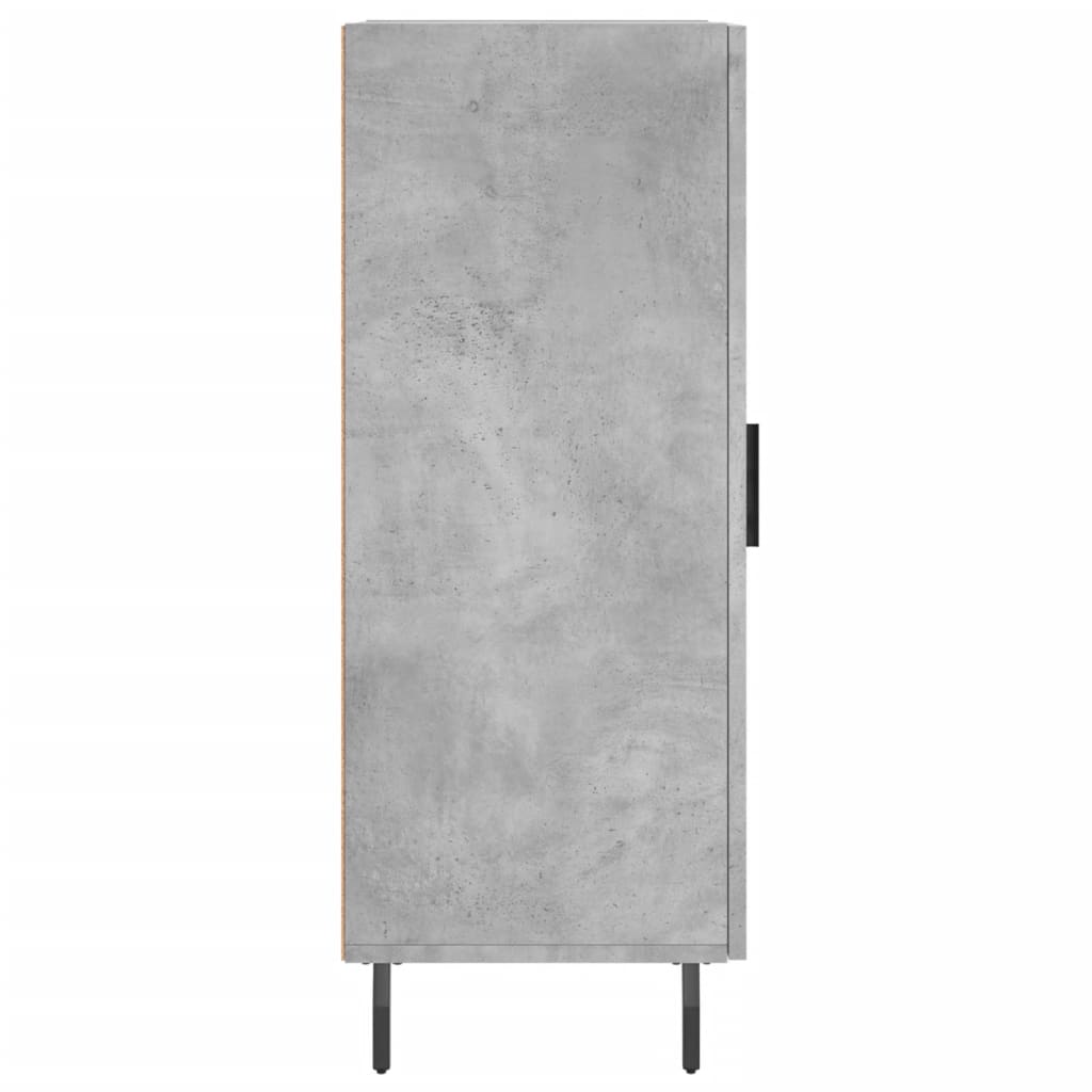 Komoda siva boja betona 34,5x34x90 cm od konstruiranog drva