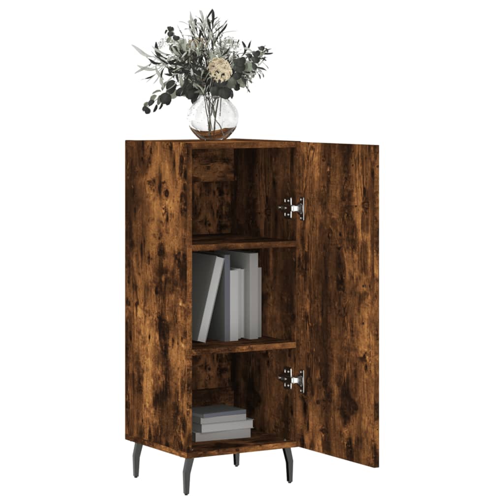 Komoda boja dimljenog hrasta 34,5x34x90 cm konstruirano drvo