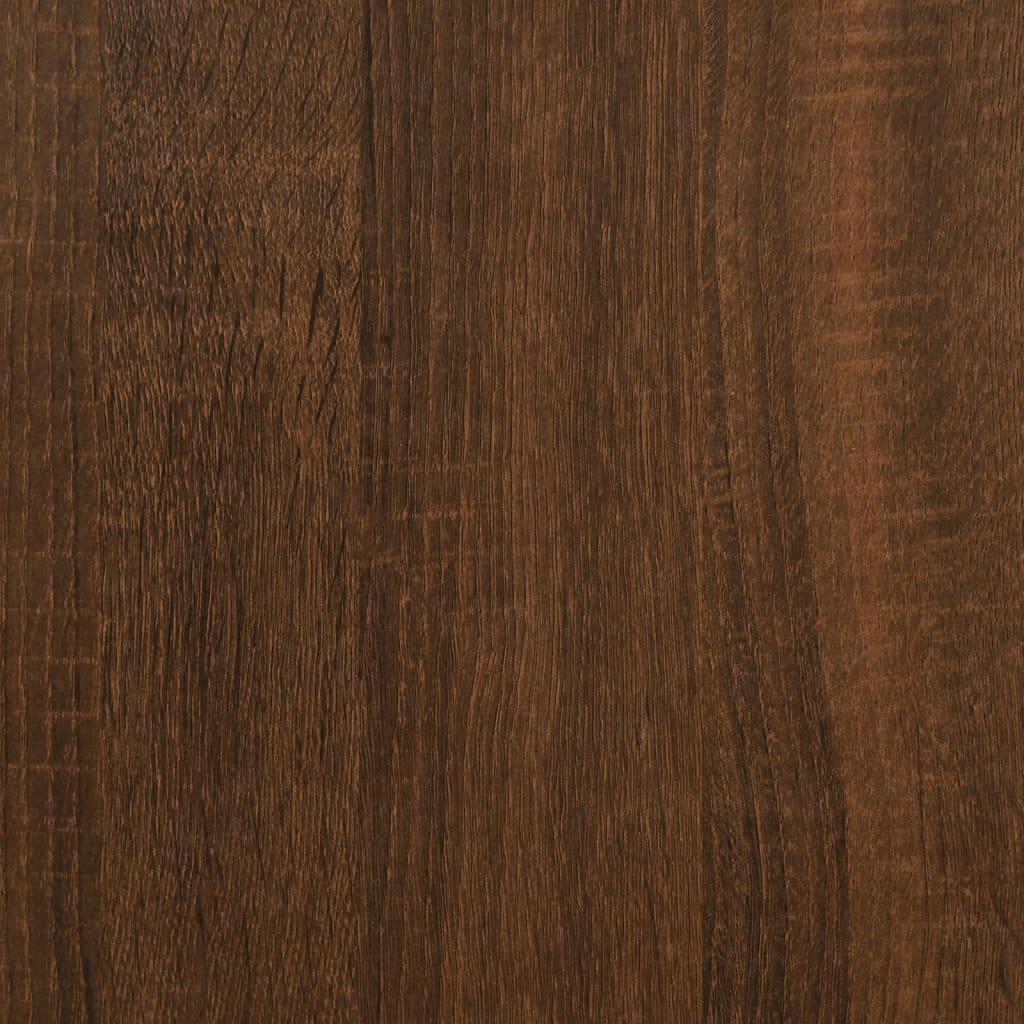 Komoda boja smeđeg hrasta 34,5 x 34 x 90 cm konstruirano drvo