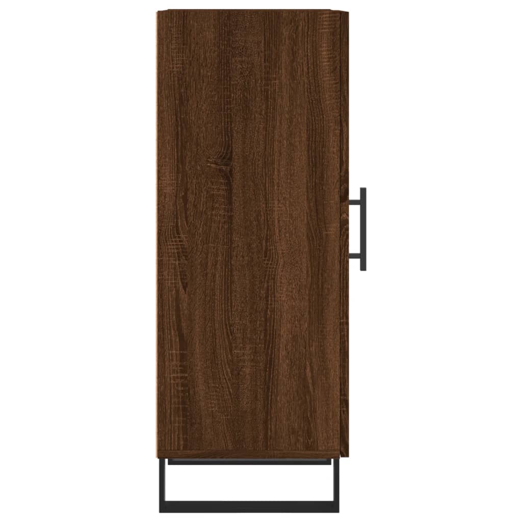 Komoda boja smeđeg hrasta 34,5 x 34 x 90 cm konstruirano drvo