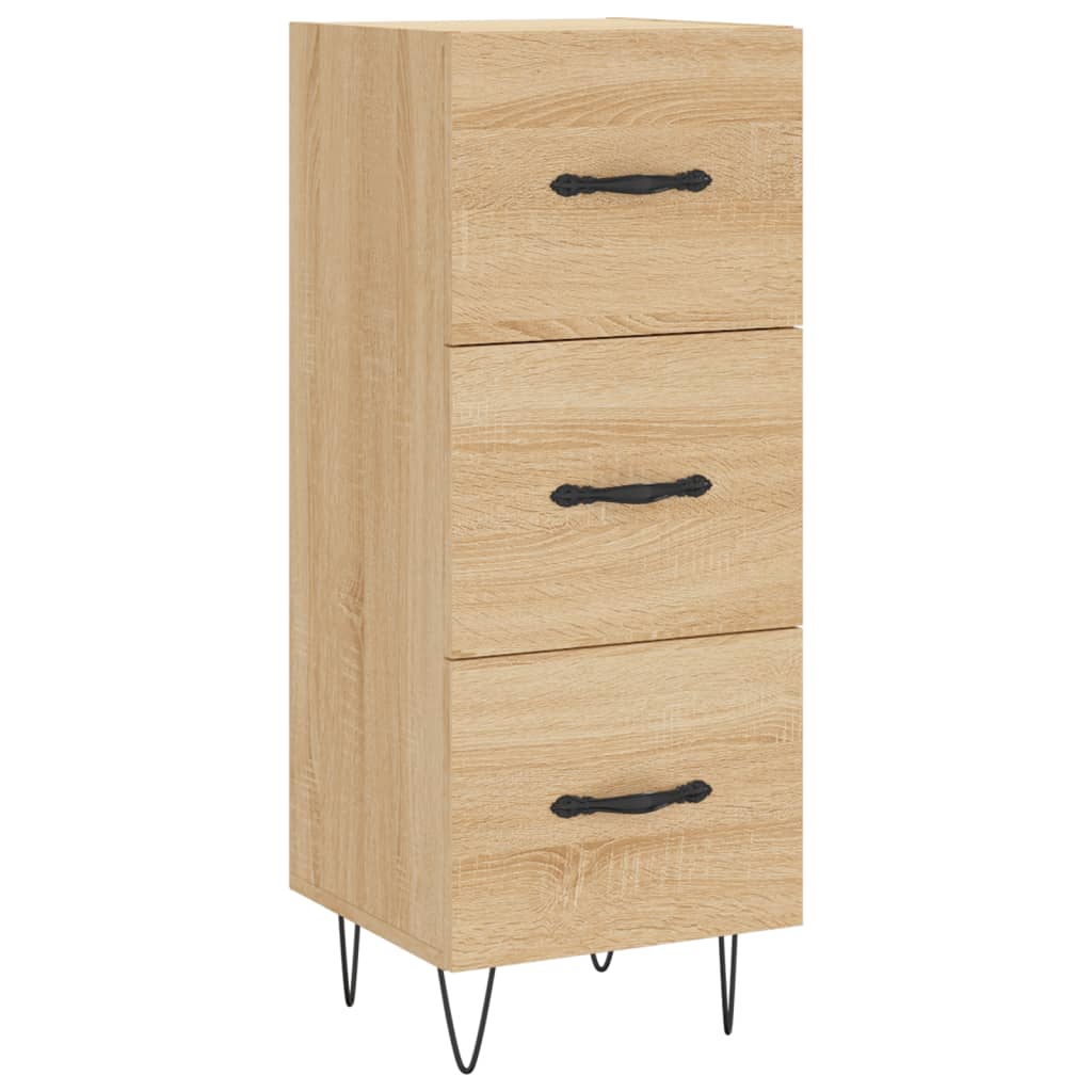 Komoda boja hrasta sonome 34,5x34x90 cm od konstruiranog drva