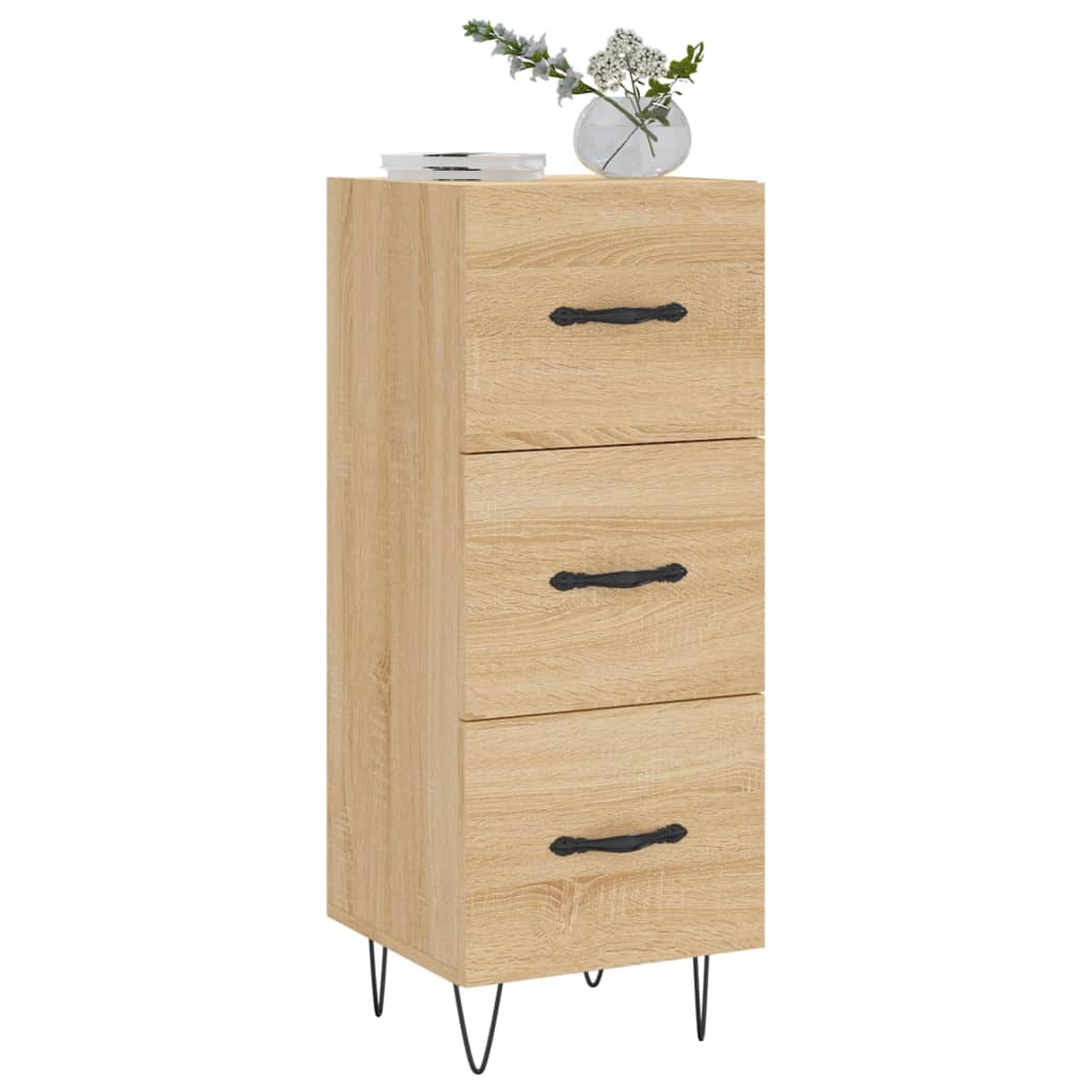 Komoda boja hrasta sonome 34,5x34x90 cm od konstruiranog drva