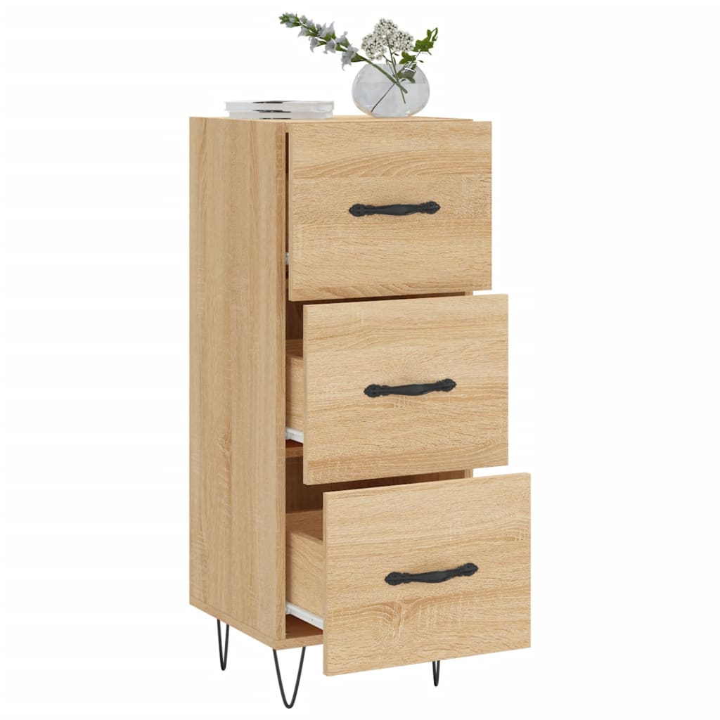Komoda boja hrasta sonome 34,5x34x90 cm od konstruiranog drva