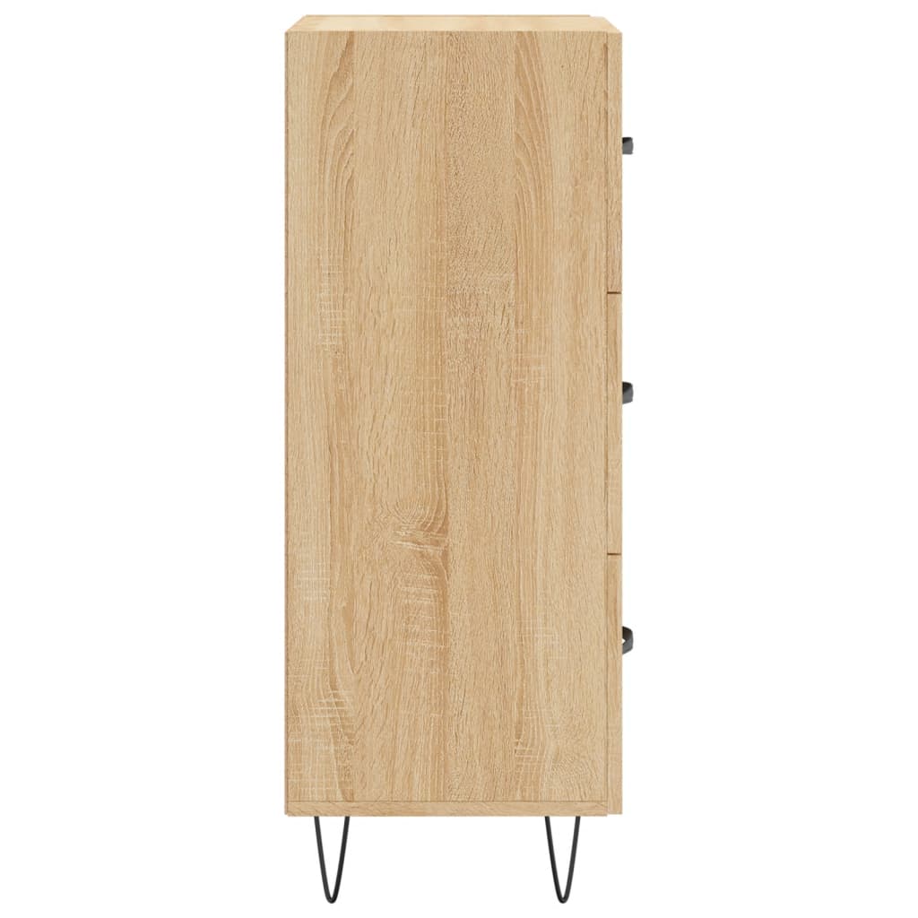 Komoda boja hrasta sonome 34,5x34x90 cm od konstruiranog drva