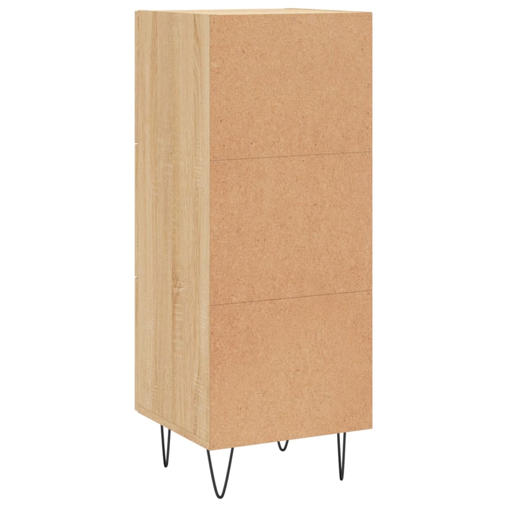 Komoda boja hrasta sonome 34,5x34x90 cm od konstruiranog drva