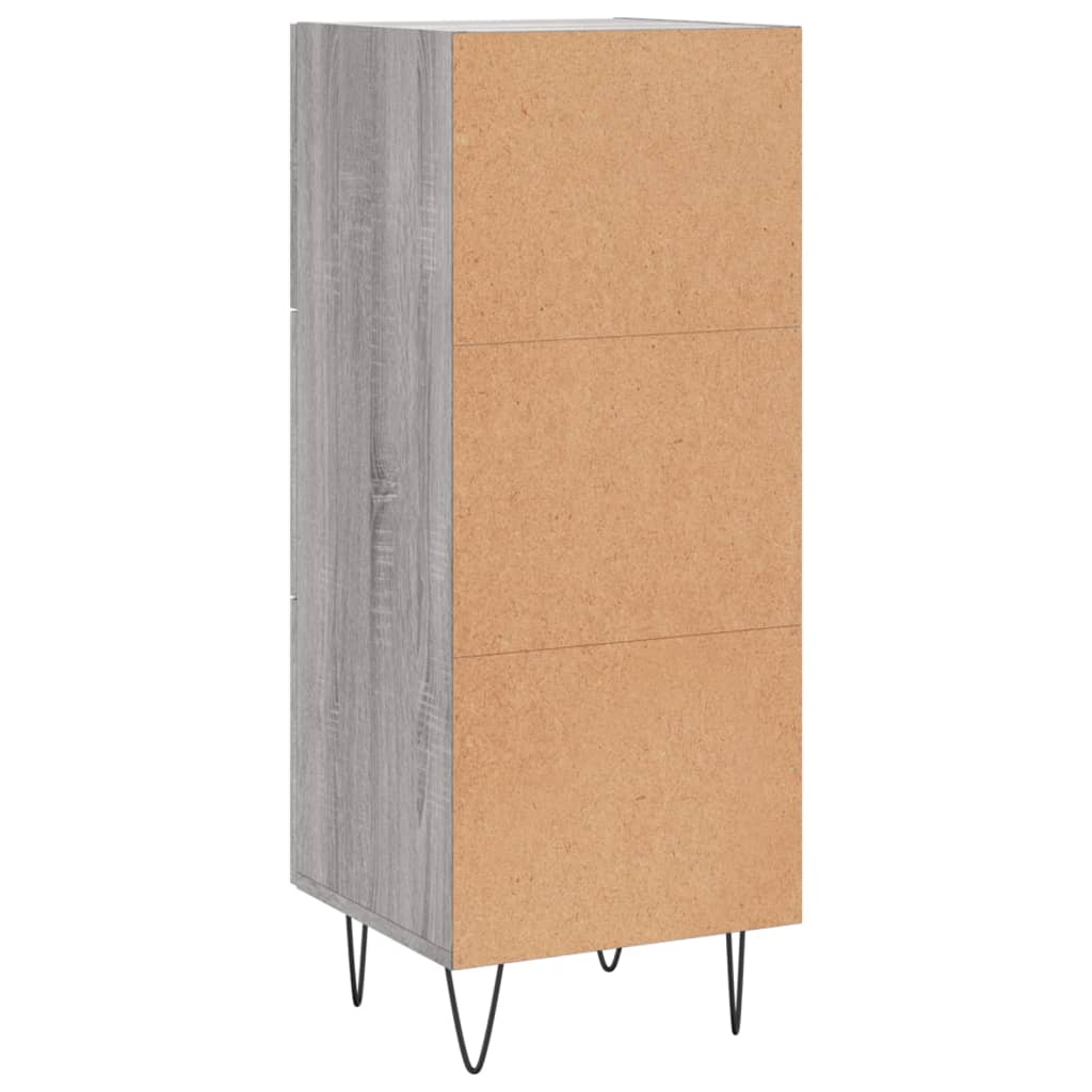Komoda boja hrasta sonome 34,5x34x90 cm od konstruiranog drva