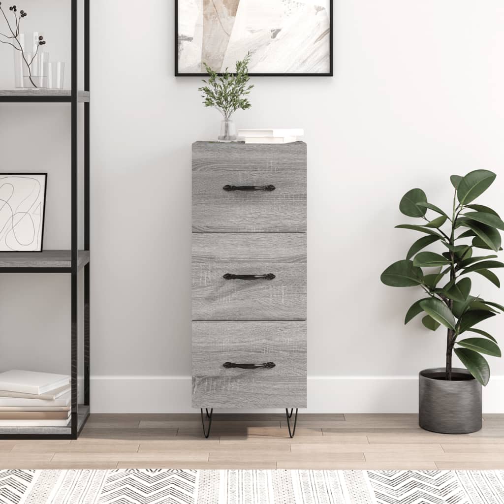 Komoda boja hrasta sonome 34,5x34x90 cm od konstruiranog drva