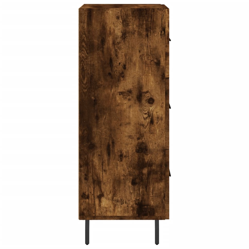 Komoda boja dimljenog hrasta 34,5x34x90 cm konstruirano drvo
