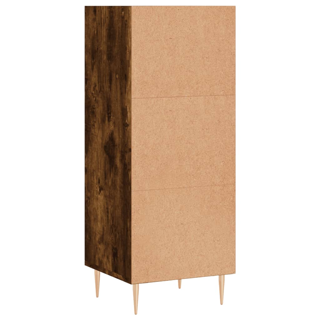 Komoda boja dimljenog hrasta 34,5x32,5x90 cm konstruirano drvo