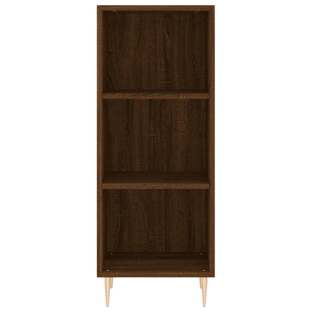 Komoda boja smeđeg hrasta 34,5x32,5x90 cm od konstruiranog drva