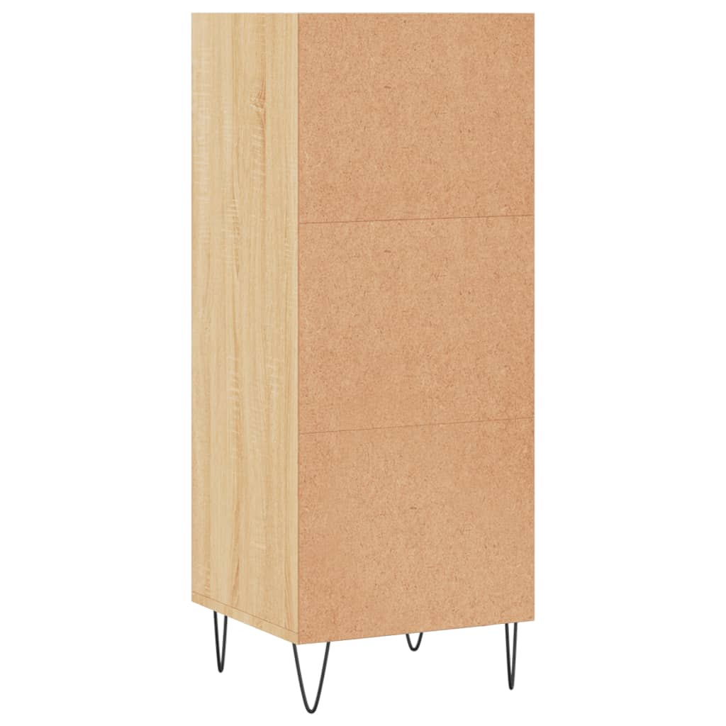 Komoda boja hrasta sonome 34,5x32,5x90 cm od konstruiranog drva