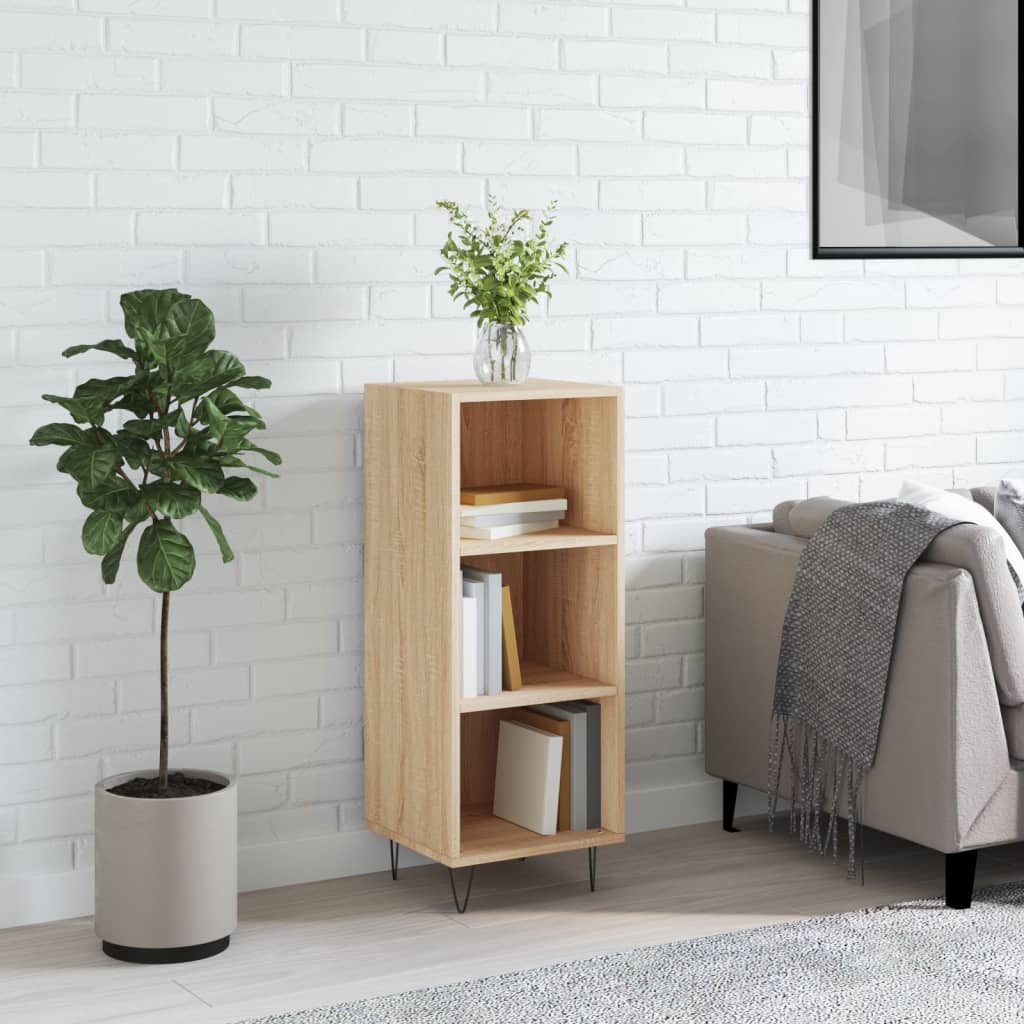 Komoda boja hrasta sonome 34,5x32,5x90 cm od konstruiranog drva