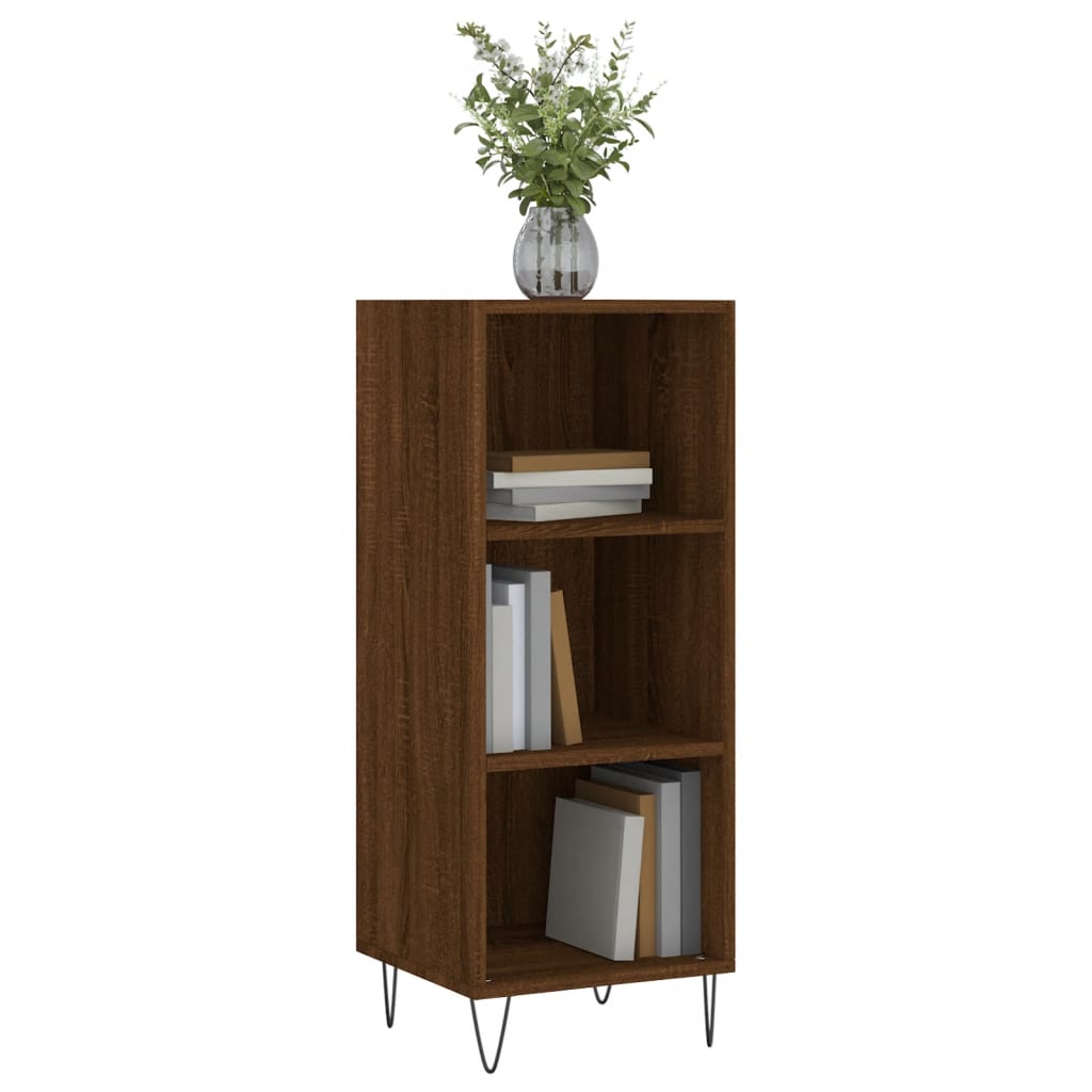 Komoda boja smeđeg hrasta 34,5x32,5x90 cm od konstruiranog drva