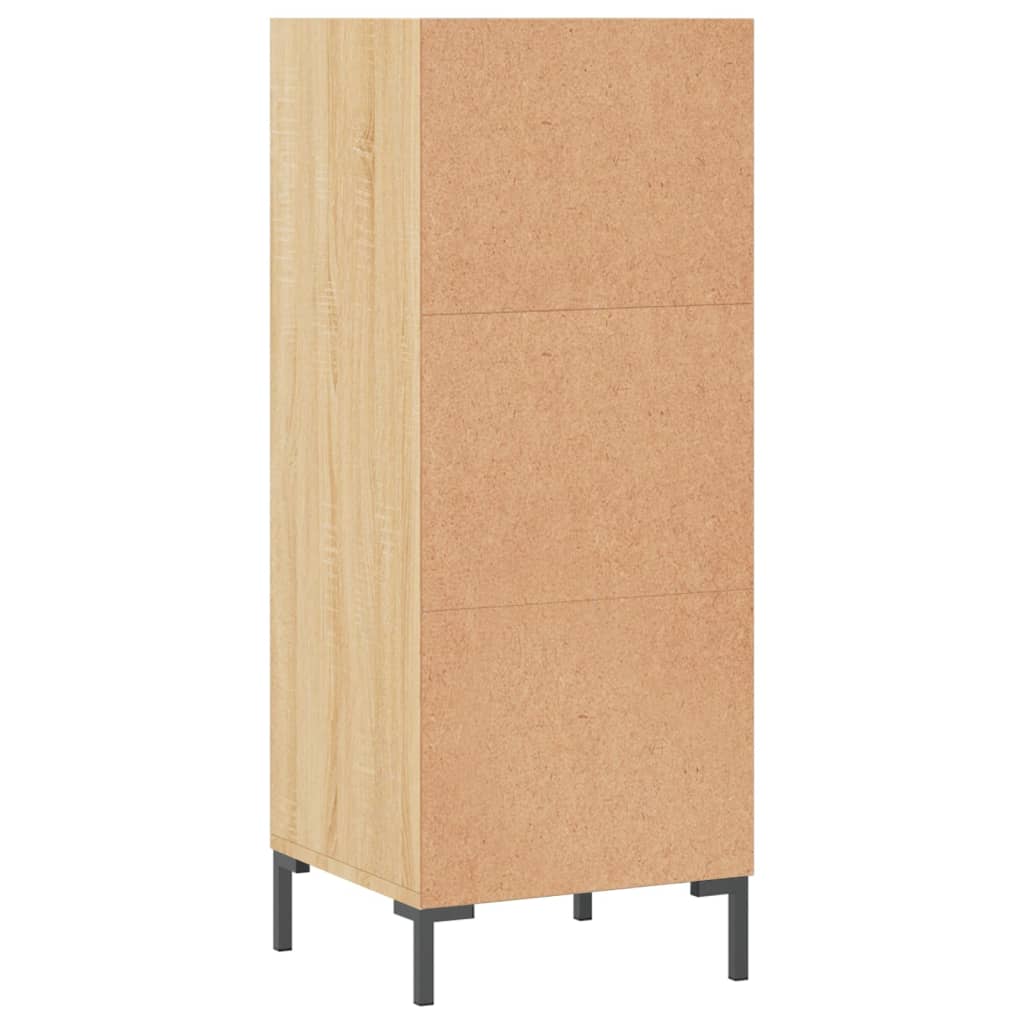 Komoda boja hrasta sonome 34,5x32,5x90 cm od konstruiranog drva