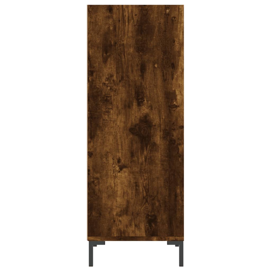 Komoda boja dimljenog hrasta 34,5x32,5x90 cm konstruirano drvo